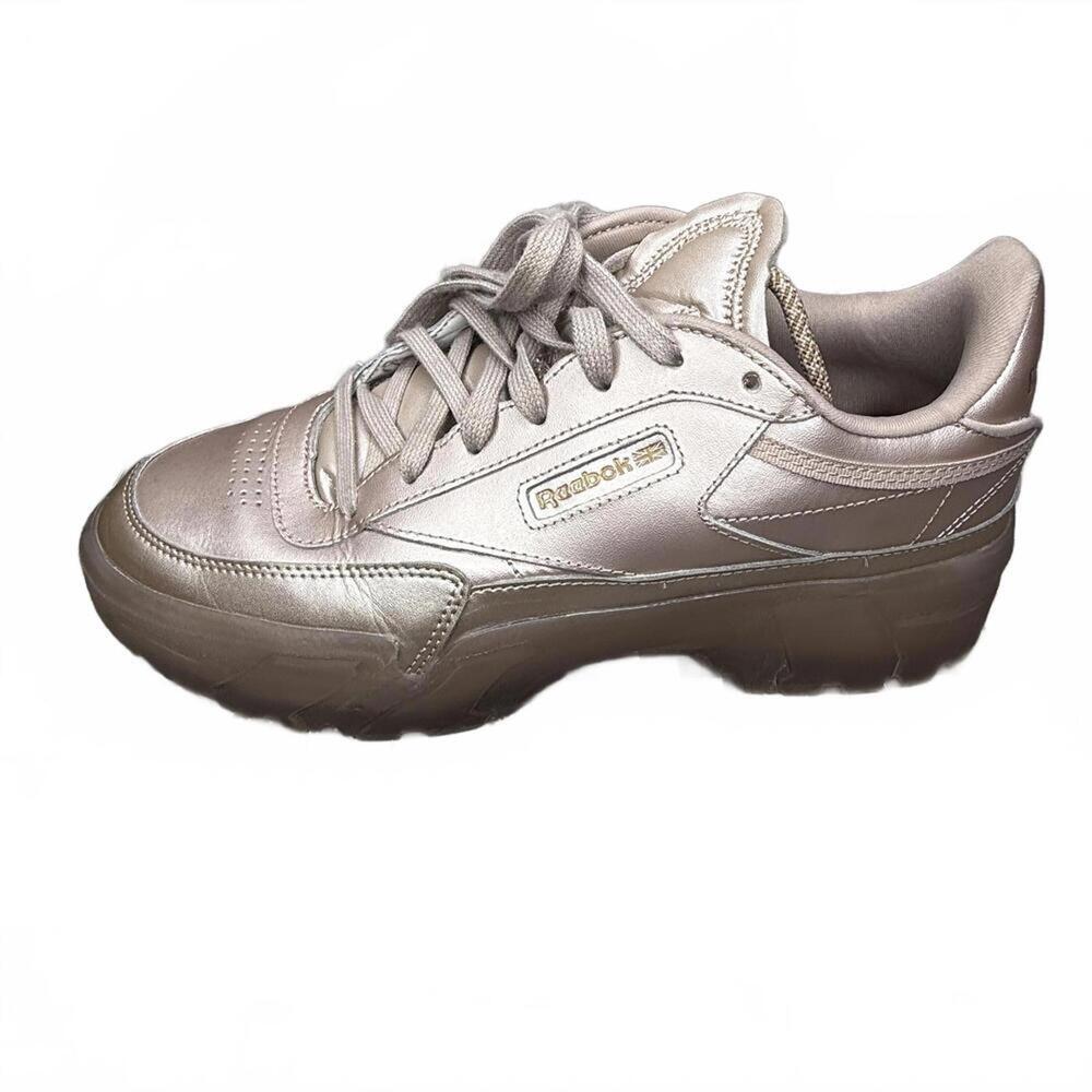 Reebok Women's Club C Cardi Rose Gold size 10.5 EUC Platform‎ Shoes